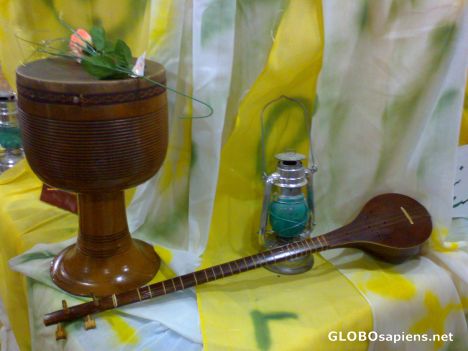 Postcard Iranian traditional music instruments