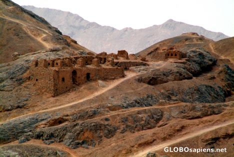 Postcard Yazd - Ruined Zoroastrian Village