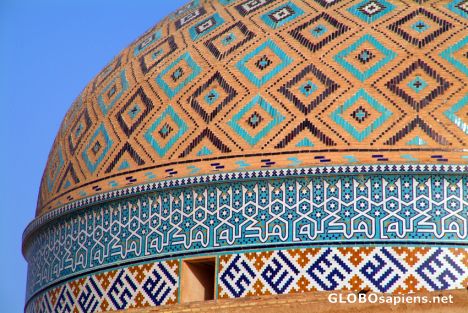 Postcard Yazd - Decorated Dome