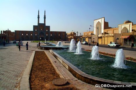 Postcard Yazd - Chakhmaq Square