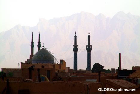 Postcard Yazd - New Town