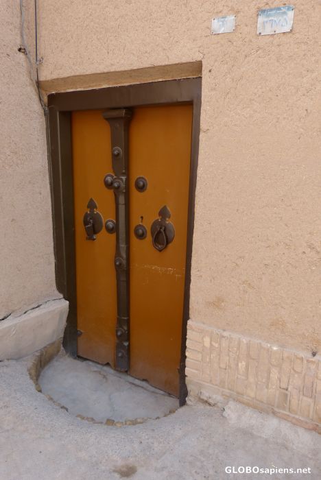 Postcard Door in the old City of Yazd