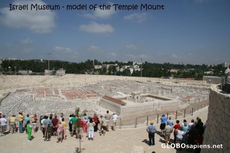 Postcard model of the temple