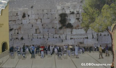 Postcard A version of the Western Wall