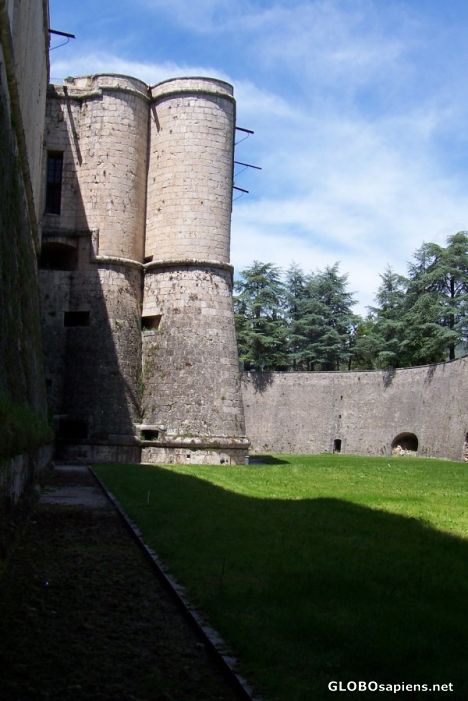 Postcard Castle turrets