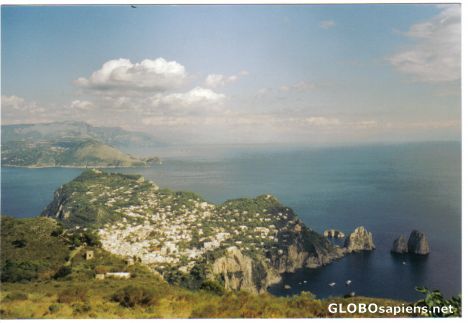 Postcard Anacapri, Capri, Italia