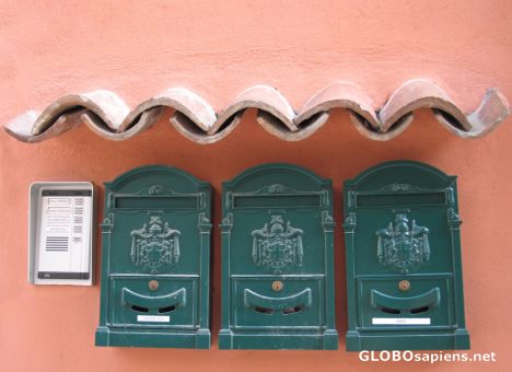 Postcard letterboxes