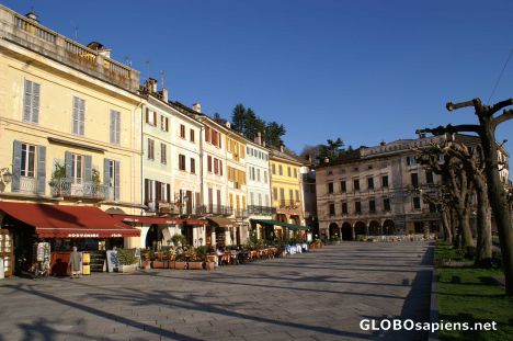 Postcard Orta - Piazza Motta