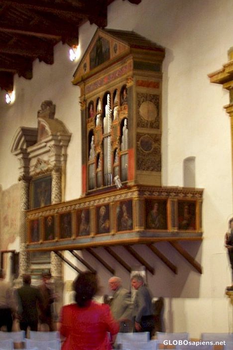 Postcard Wall organ - San Francesco