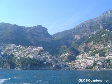 Postcard The town of Amalfi