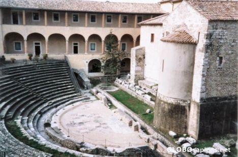 Postcard Roman theatre