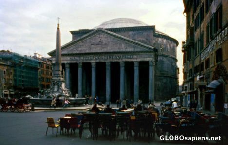 Postcard Rome Pantheon