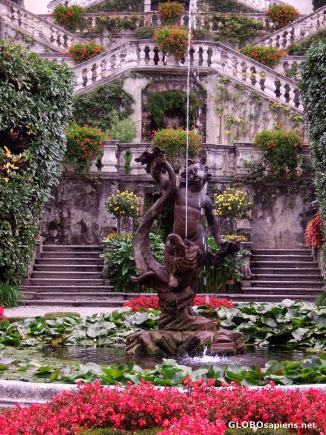Postcard Villa Carlotta gardens