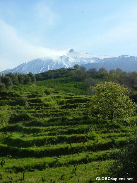 Postcard Slopes of Etna
