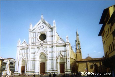 Postcard The main church (il duomo) of Siena