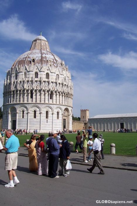 Postcard Baptistry, Pisa