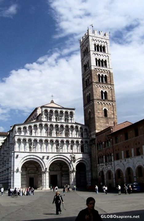 Postcard The Cathedral, Lucca