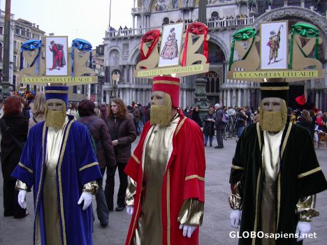 Postcard Carnival in Venice