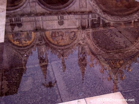 Postcard San Marco reflection