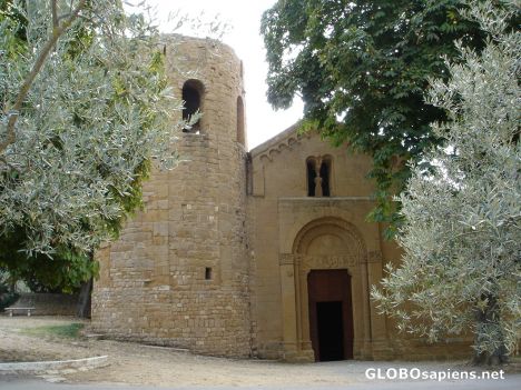 Postcard Romanesque chapel