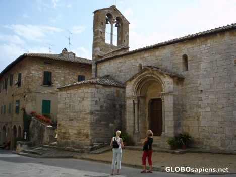 Postcard Romanesque architecture