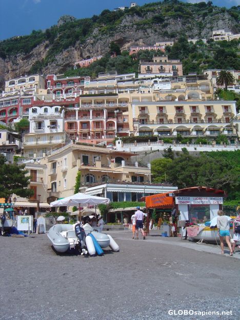 Postcard The main Town on Capri