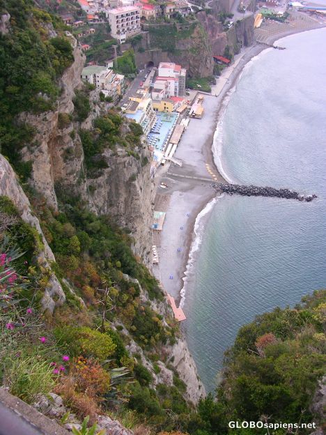 Postcard View From Above Positano