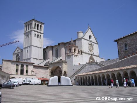 Postcard The Basilica of San Francesco d'Assisi