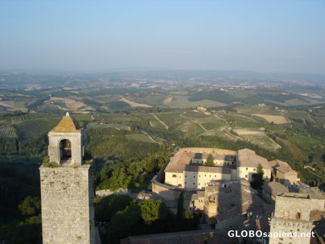 Postcard Tuscan countryside