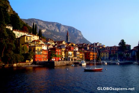 Postcard Varenna - Old Harbour in the afternoon