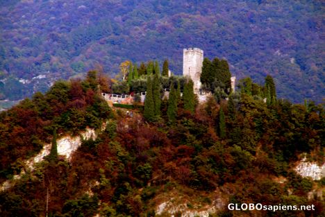 Postcard Varenna - Castello di Vezio