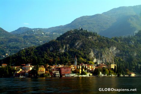 Postcard Varenna - general view from the lake