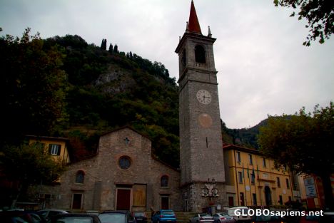 Postcard Varenna - San Giorgio Church