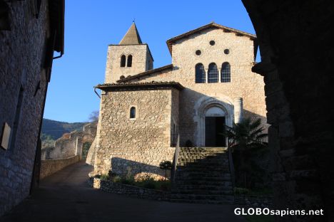 Postcard Abbey San Cassiano
