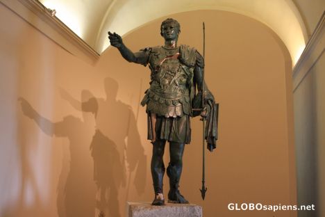 Postcard statue of Germanicus