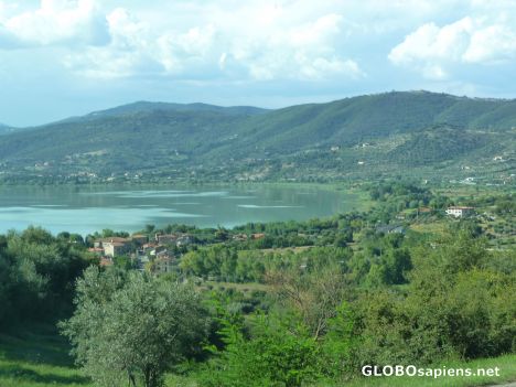 Postcard The green heart of Italy -