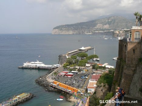 Postcard View of the  Amalfi coast