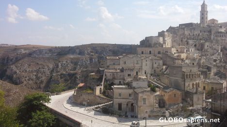 Postcard Cathedral Hill of Matera