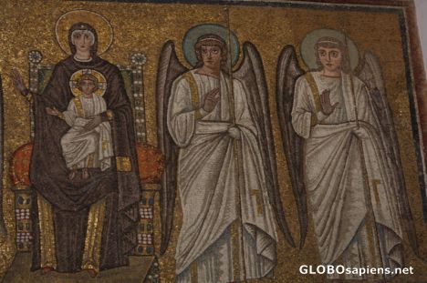 Postcard Mosaics in Basilica of San'Apollinare Nuovo