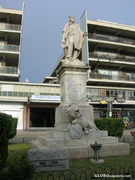 Postcard Garibaldi in Lazio