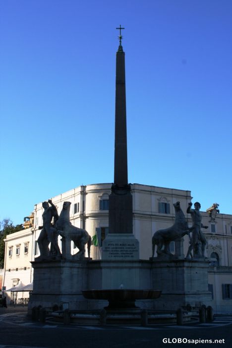 Postcard Obelisks in Rome 2 of 9 Quirinale