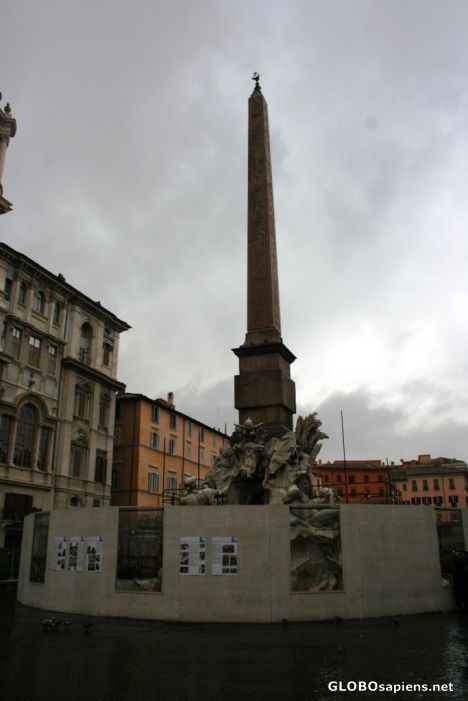 Postcard Obelisks in Rome 6 of 9 Agonalis