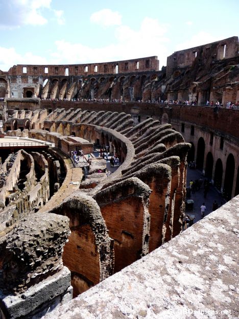 Postcard Inside the Colosseum