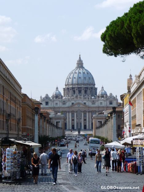 Postcard Leaving the Vatican -