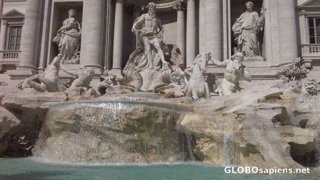 Postcard Di Trevi Fountain