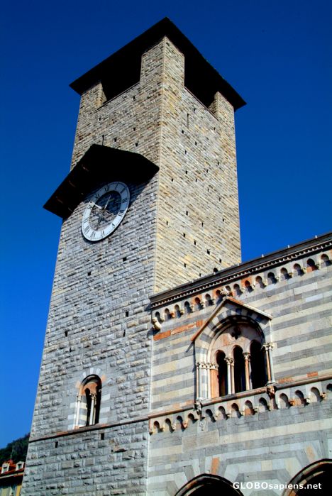 Postcard Como - duomo's bell tower