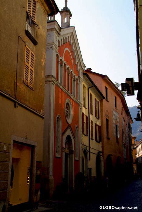 Postcard Como - small church