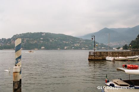 Postcard Lake Como Port