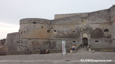 Postcard Aragoneese Castle in Otranto