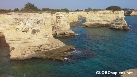 Postcard Adriatic cliffs